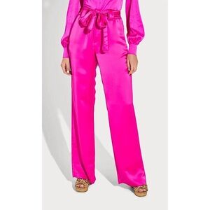 GENERATION LOVE PINK SATIN PANTS